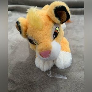 Disney Lion King Simba Pouch Stuffed Animal Disneyland Paris